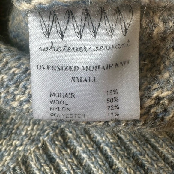 Whatever We Want Oversized Mohair Knit Sweater Size Small New Without Tags! - Picture 10 of 10
